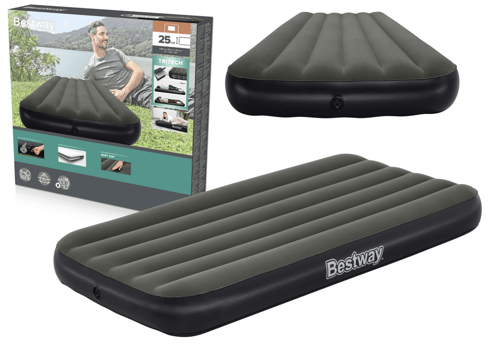 BESTWAY 6713L Napihljiv enoposteljni materac 188x99x25 cm iz Tritech®