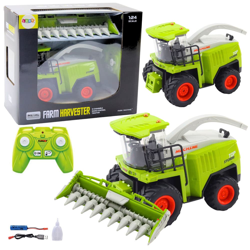Kombajn LEAN TOYS na daljinsko vodenje za koruzo, 2.4G