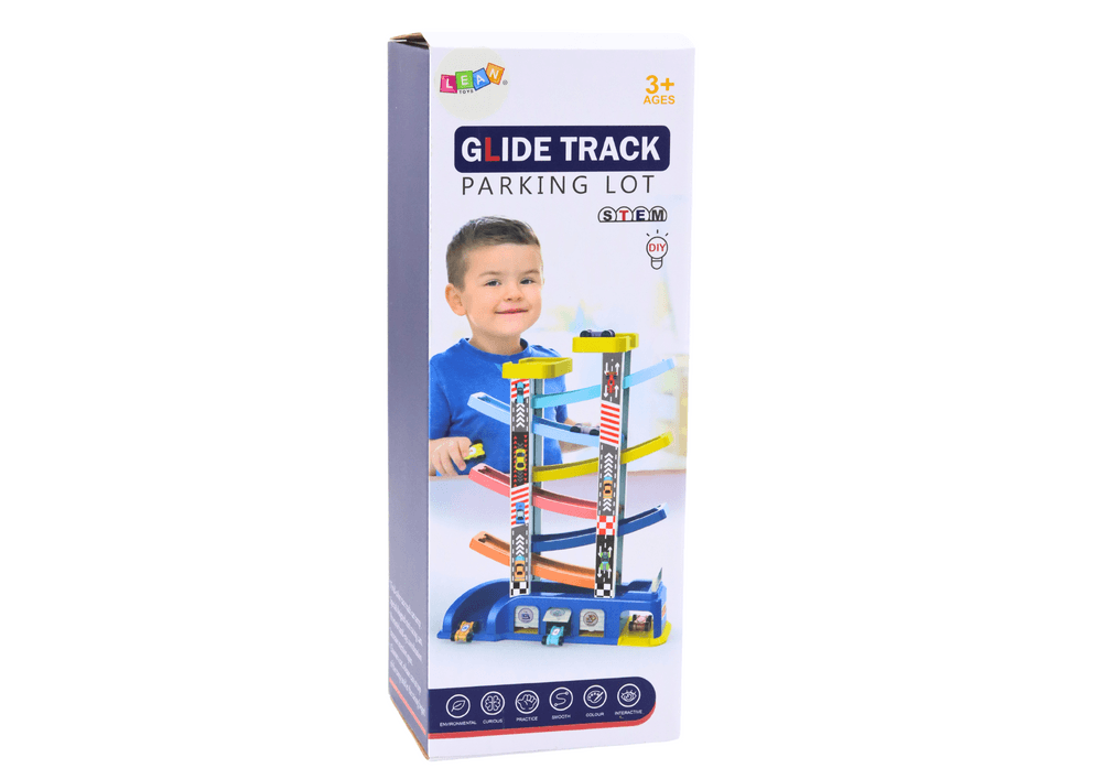 Dirkalna steza LEAN TOYS z 6 avtomobilčki 3