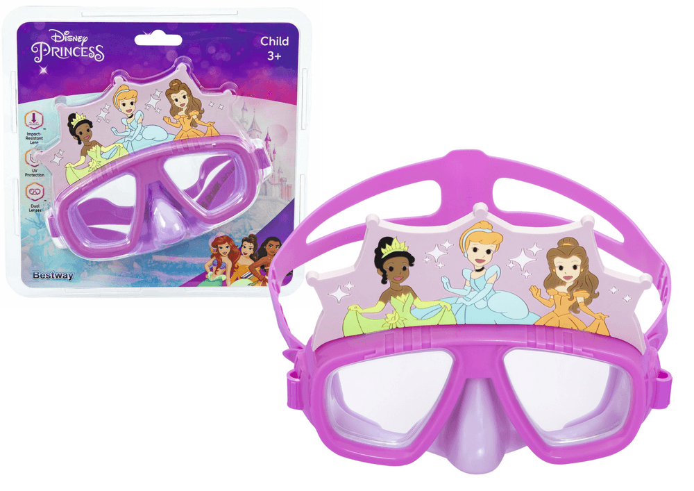 Otroške potapljaške maske Disney Princess BESTWAY 9102X, roza