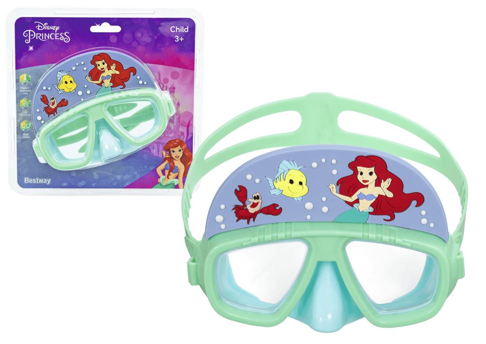 Potapljaške maske Disney Mala Sirena BESTWAY 9103D, mentol 2