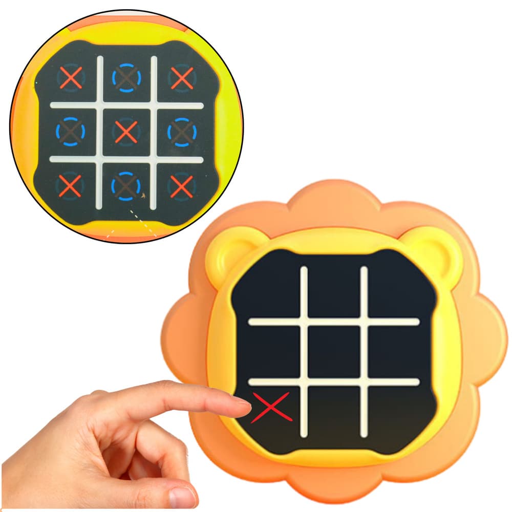 LEAN TOYS Elektronska igra 3v1: Križci in krožci, Memory, Lev 2