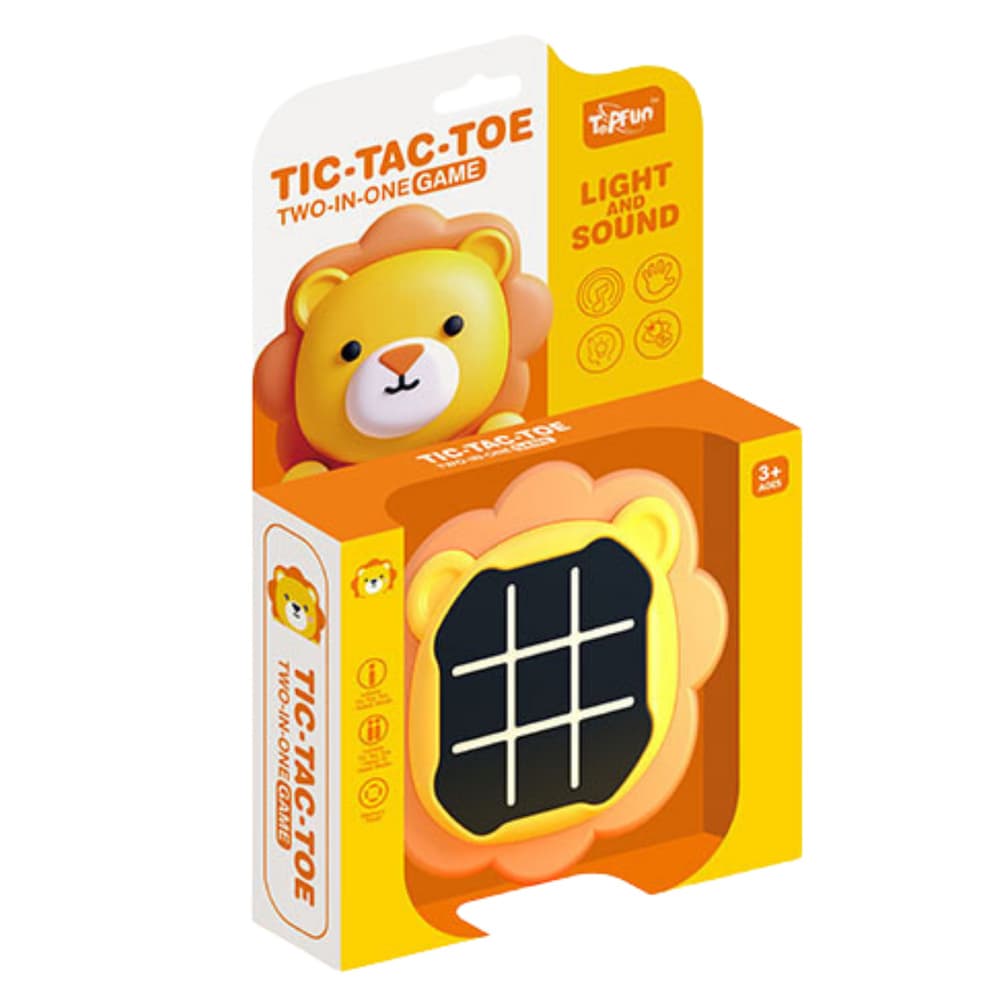 LEAN TOYS Elektronska igra 3v1: Križci in krožci, Memory, Lev 5