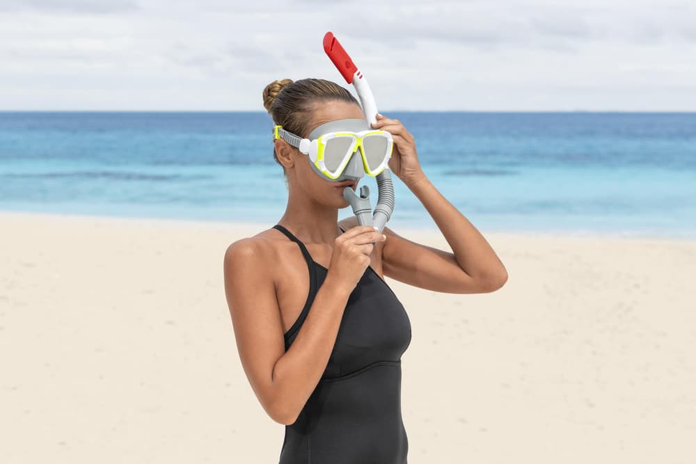 Set za potapljanje Bestway Maske z dihalno cevjo, siva 4
