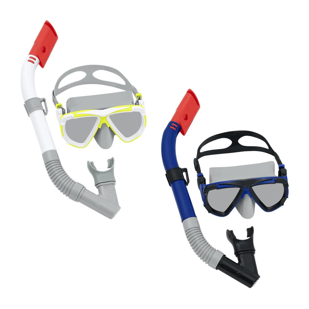 Set za potapljanje Bestway Maske z dihalno cevjo, siva 6
