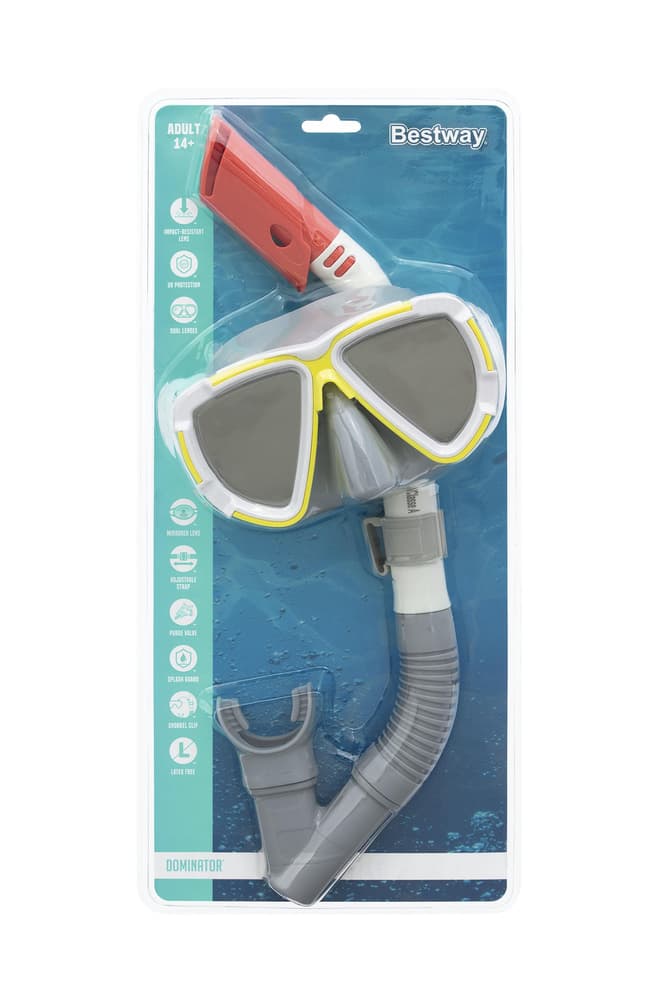 Set za potapljanje Bestway Maske z dihalno cevjo, siva 7