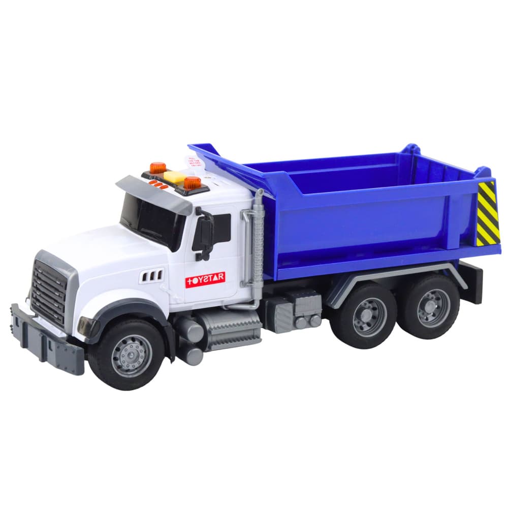 LEAN TOYS Kiper tovornjak z lučmi in zvoki, modra 2