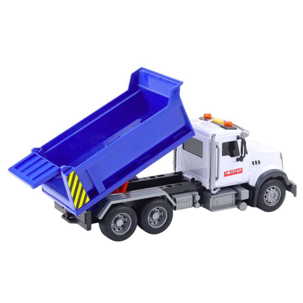 LEAN TOYS Kiper tovornjak z lučmi in zvoki, modra 3