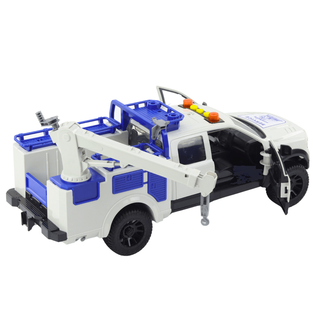 Servisni avto LEAN TOYS z dvigalom, lučmi in zvoki 3