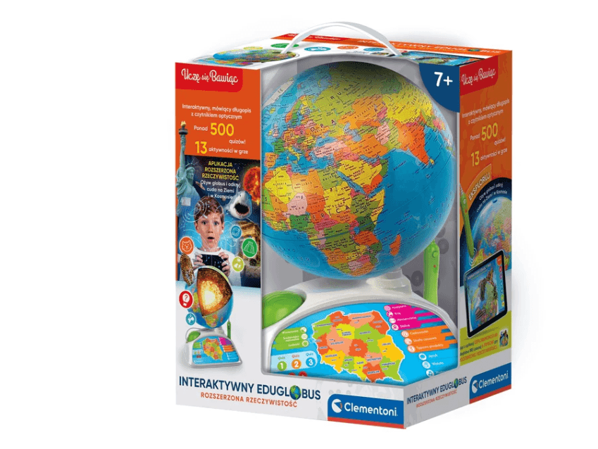 Interaktivni globus CLEMENTONI Eduglobus, slovenski jezik 5