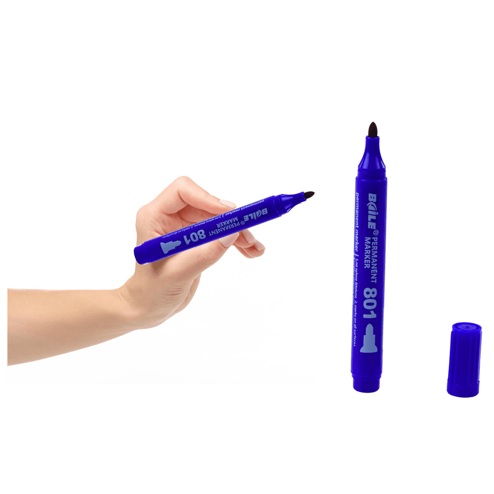 LEAN Permanentni marker, modri, vodoodporen, 2,5-4,5 mm 3