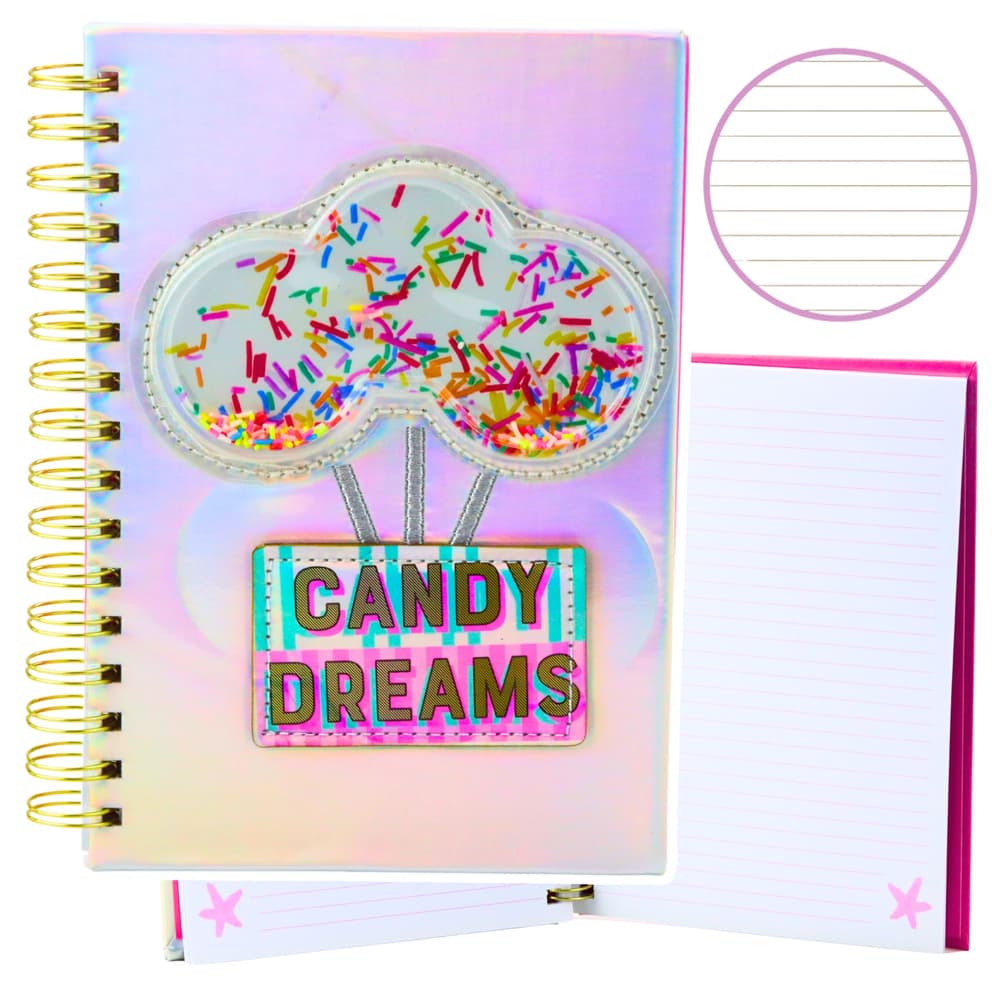 Zvezek Risanke Candy Dreams Cukerki Holografski A5, 90 listov