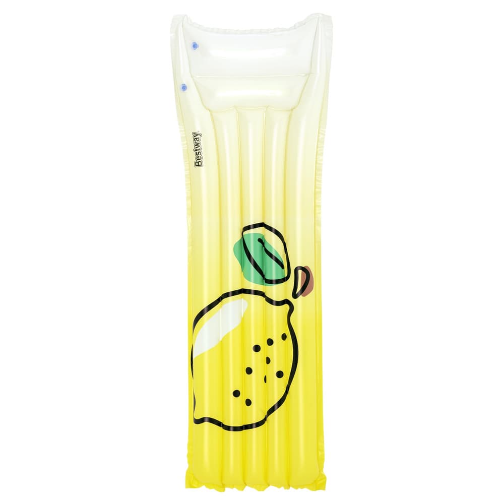 Plavalni materac z vgrajeno blazino Bestway Citron 183x69 cm 2