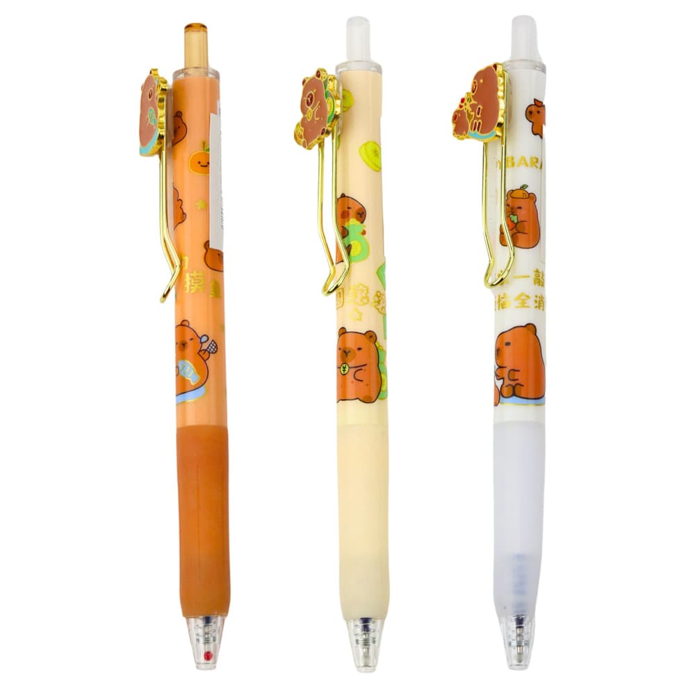 Gel pisalo LEAN kapibara, modro polnilo, 0.5mm, 14cm 2