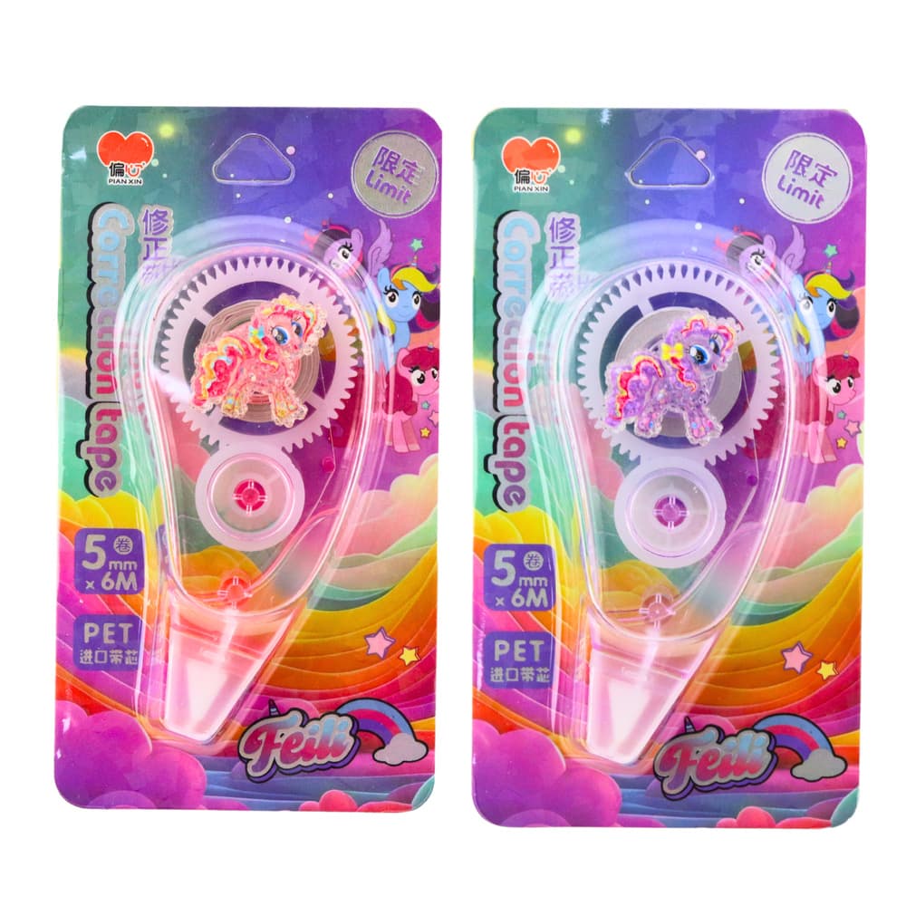 LEAN TOYS korektor z miško (enorožec) - roza/vijolična 4