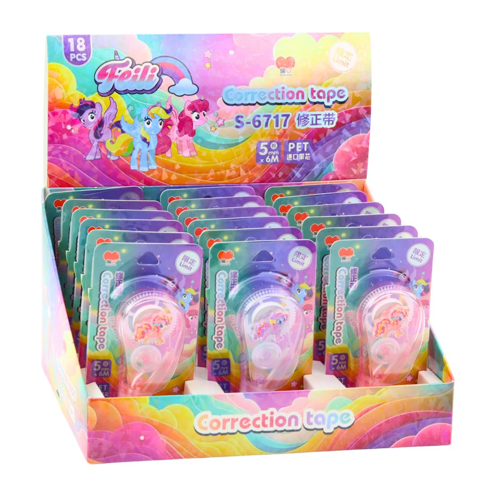 LEAN TOYS korektor z miško (enorožec) - roza/vijolična 5