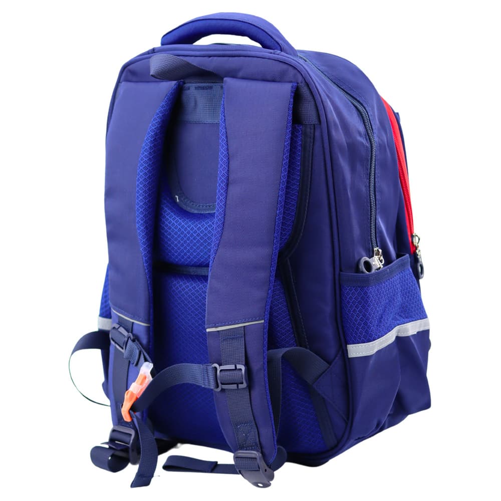 Šolski nahrbtnik LEAN Vesolje, prsni pas, moder-rdeč, 38cm 3