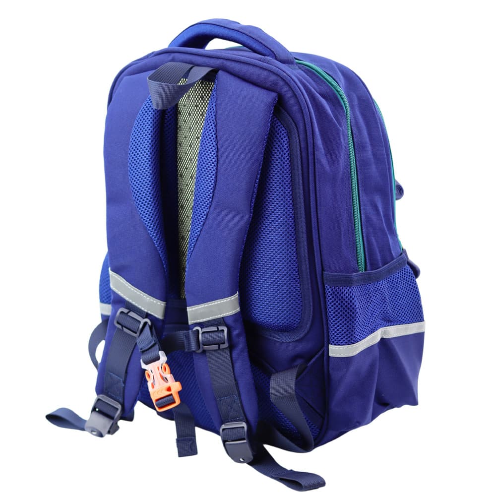 Šolski nahrbtnik LEAN, prsni pas, moder-zelen, 38cm 3
