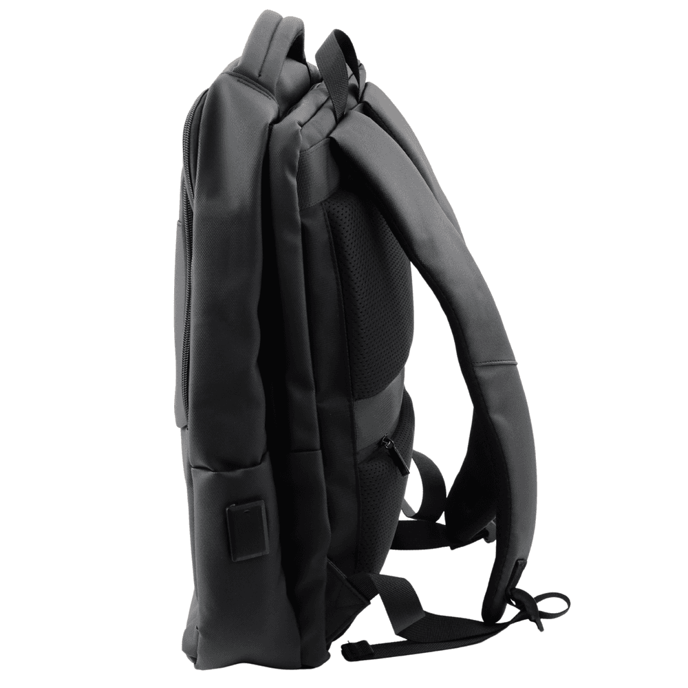 Mestni/poslovni nahrbtnik LEAN z USB, za laptop, črn, 16L 2