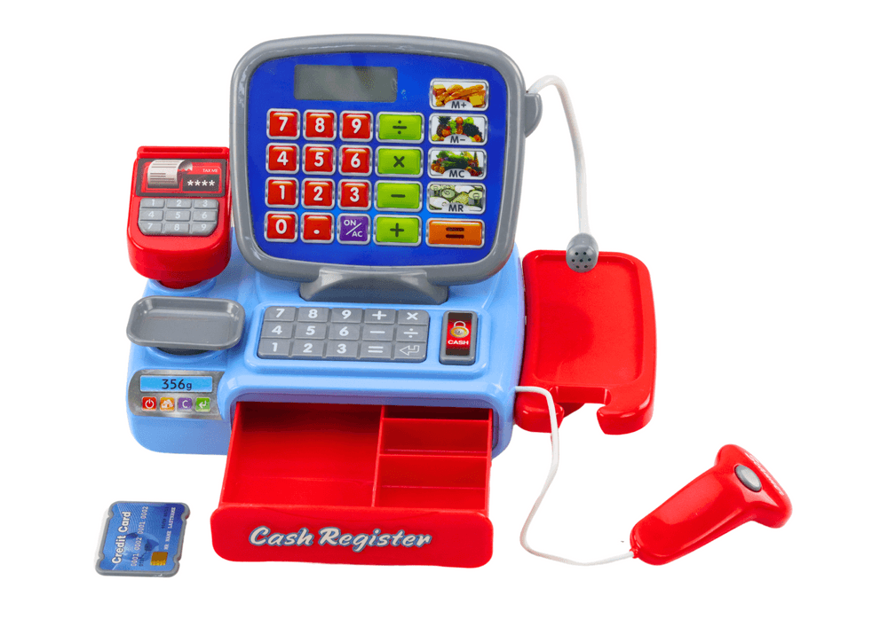 LEAN TOYS Elektronska blagajna s tehtnico in skenerjem 2