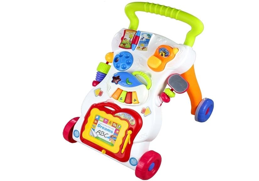 LEAN TOYS Večfunkcijski hodulja s telefonom in klavirom 3