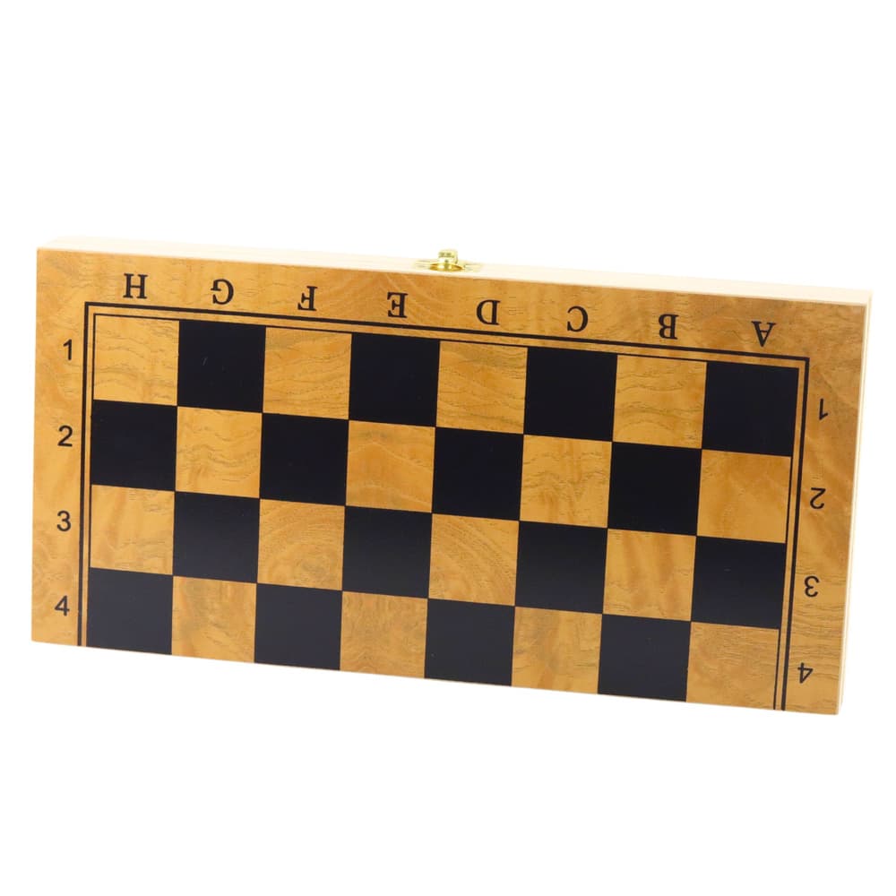 Lesena družabna igra 3v1: Šah, Dama, Backgammon LEAN TOYS 4