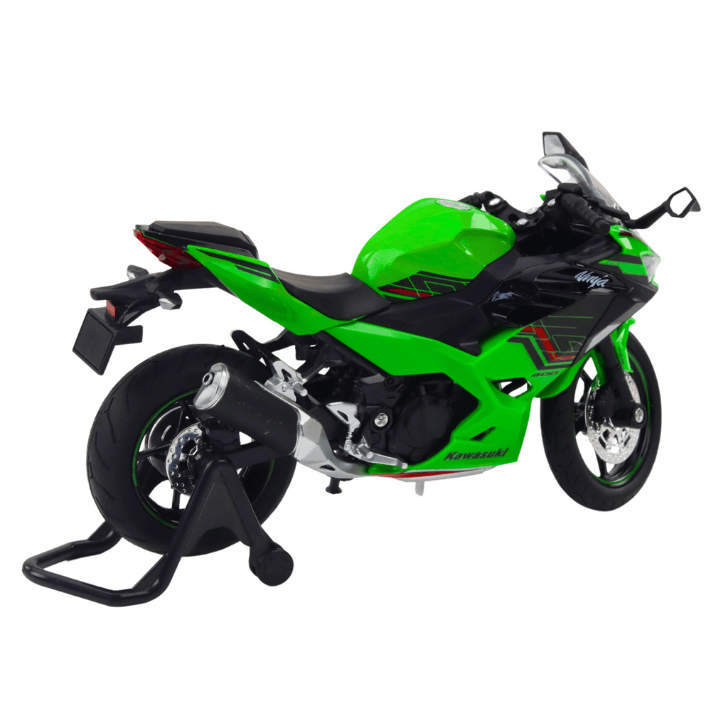 LEAN TOYS Motocikel športni kovinski, zelen, 1:12 3