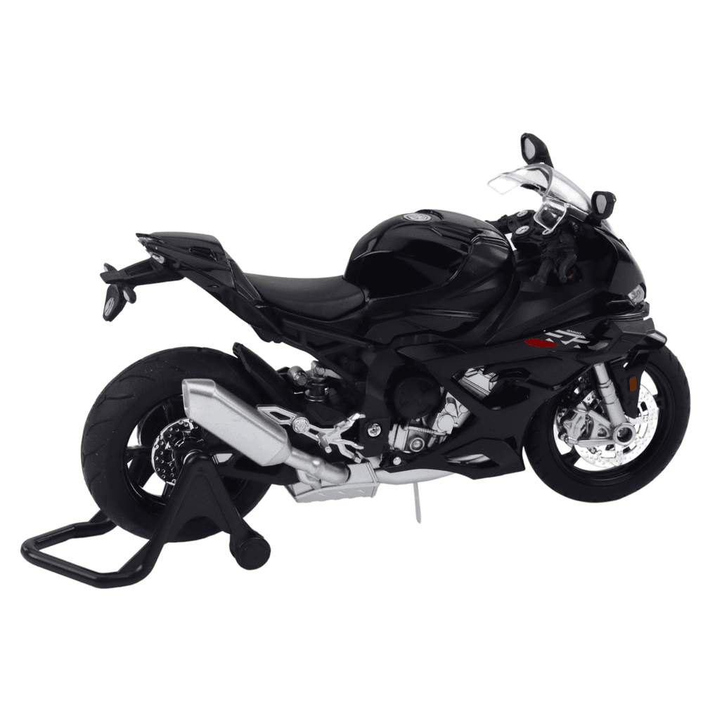 LEAN TOYS Motocikel športni kovinski, črn, S1000, 1:12 3