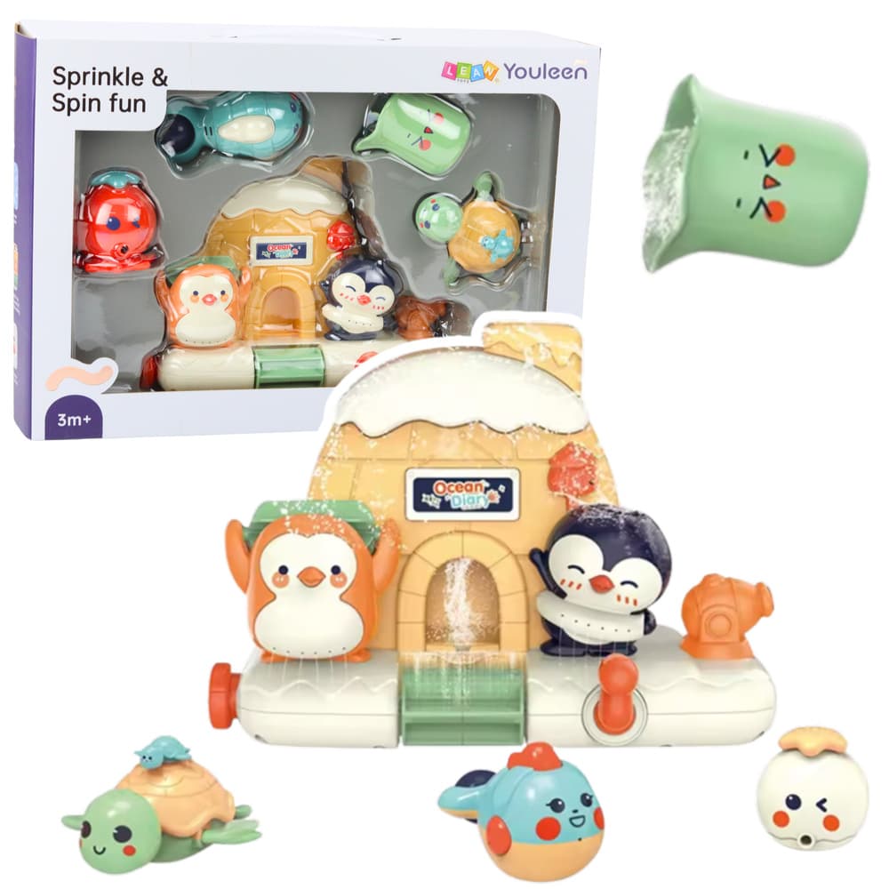 Interaktivni set za kopanje LEAN TOYS z morskimi živalmi