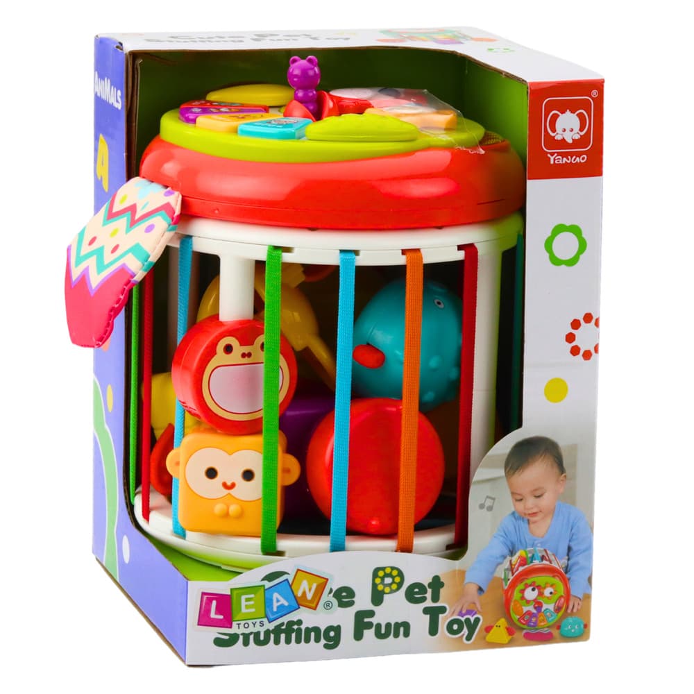 LEAN TOYS Interaktivna kocka z lučmi, zvoki in sorto oblik 5
