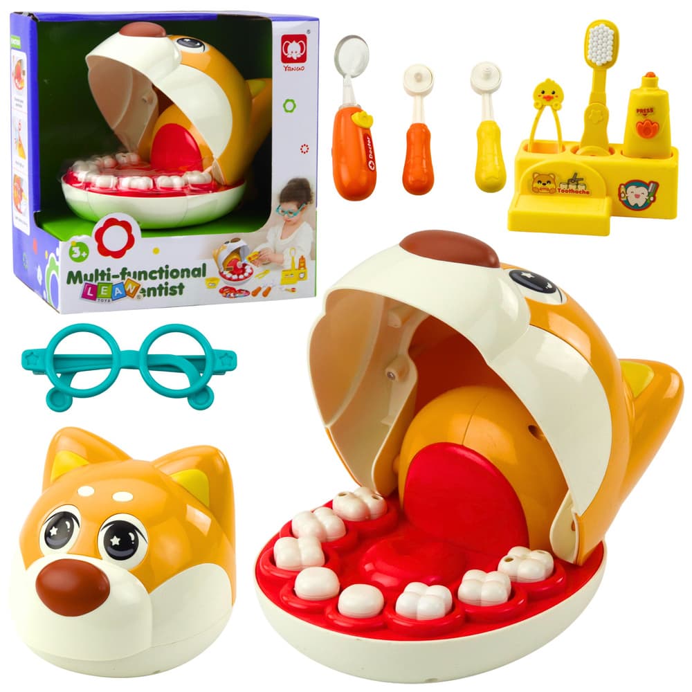 Lean Toys igrača Pes Dentysta, Chory Ząbek