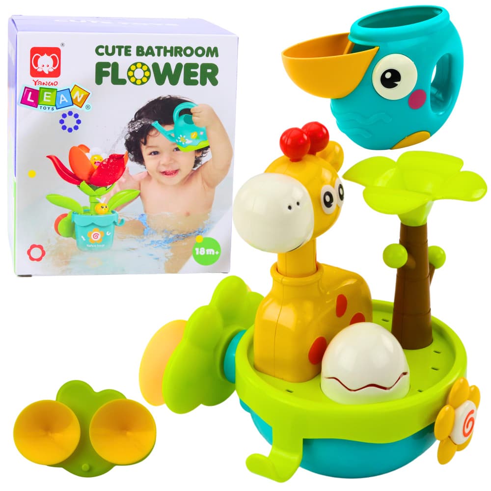 Igrača za kopanje Žirafa s priseski LEAN TOYS