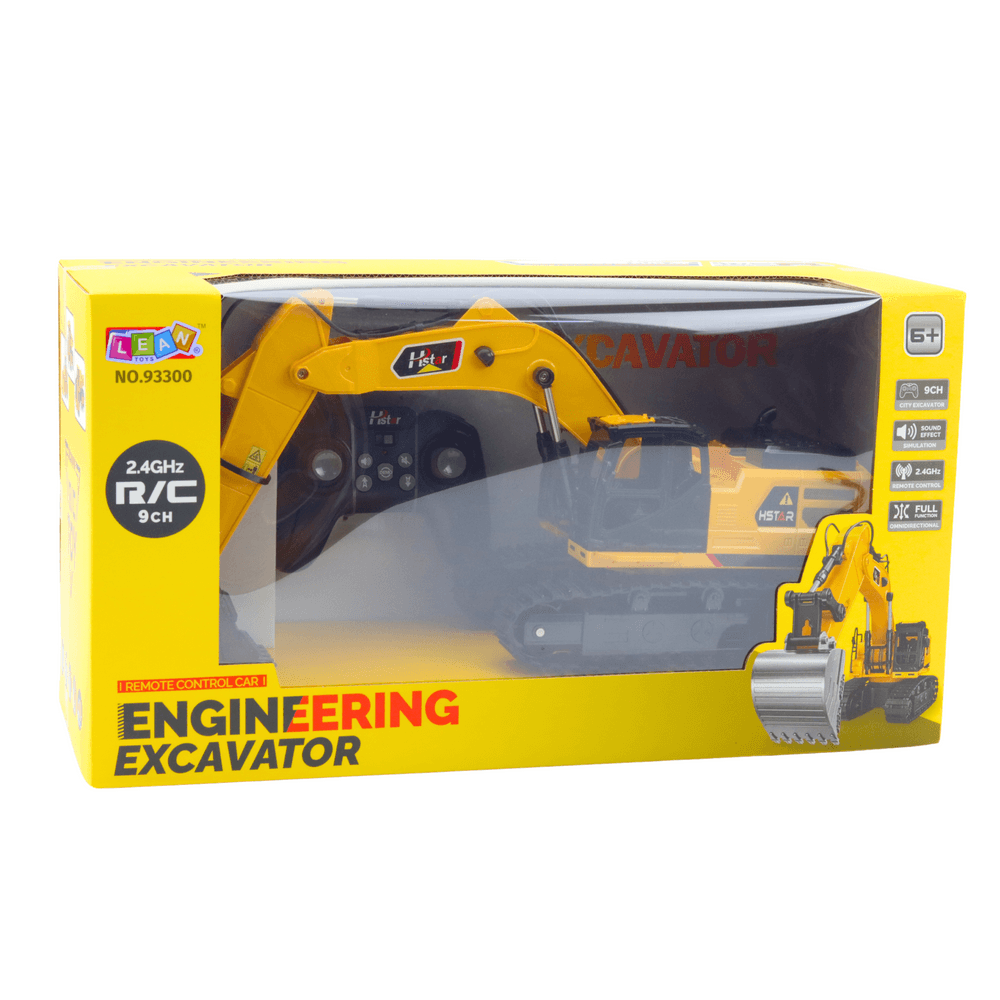 LEAN TOYS RC Gosenična bager, 9CH, 2.4G, z zvoki 5