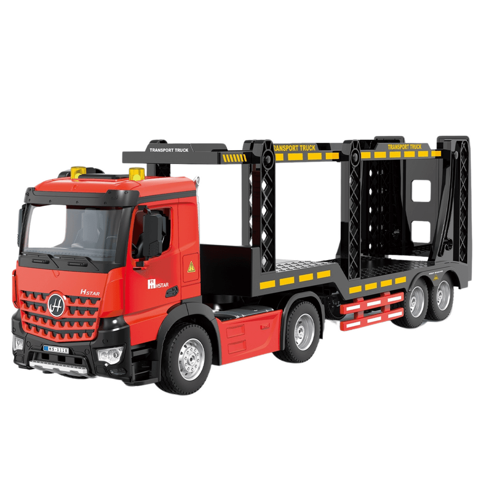 LEAN TOYS RC Velika vlečna prikolica, 6CH, 2.4G, rdeča 2