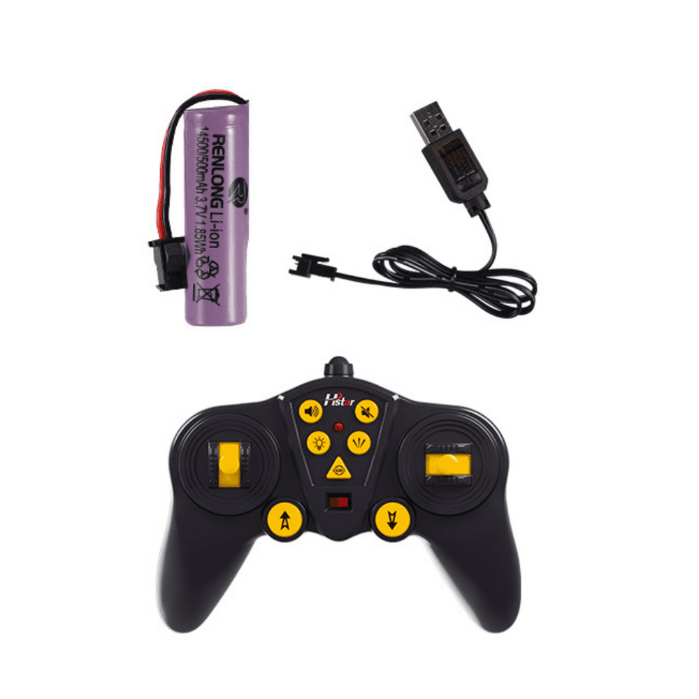 LEAN TOYS RC Velika vlečna prikolica, 6CH, 2.4G, rdeča 3