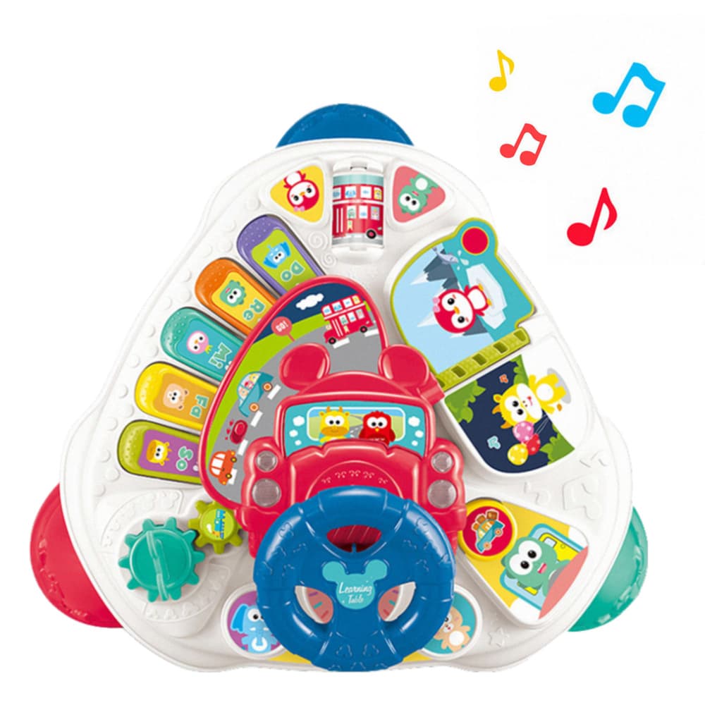 Interaktivni izobraževalni stol LEAN TOYS - volan, trikotni 2