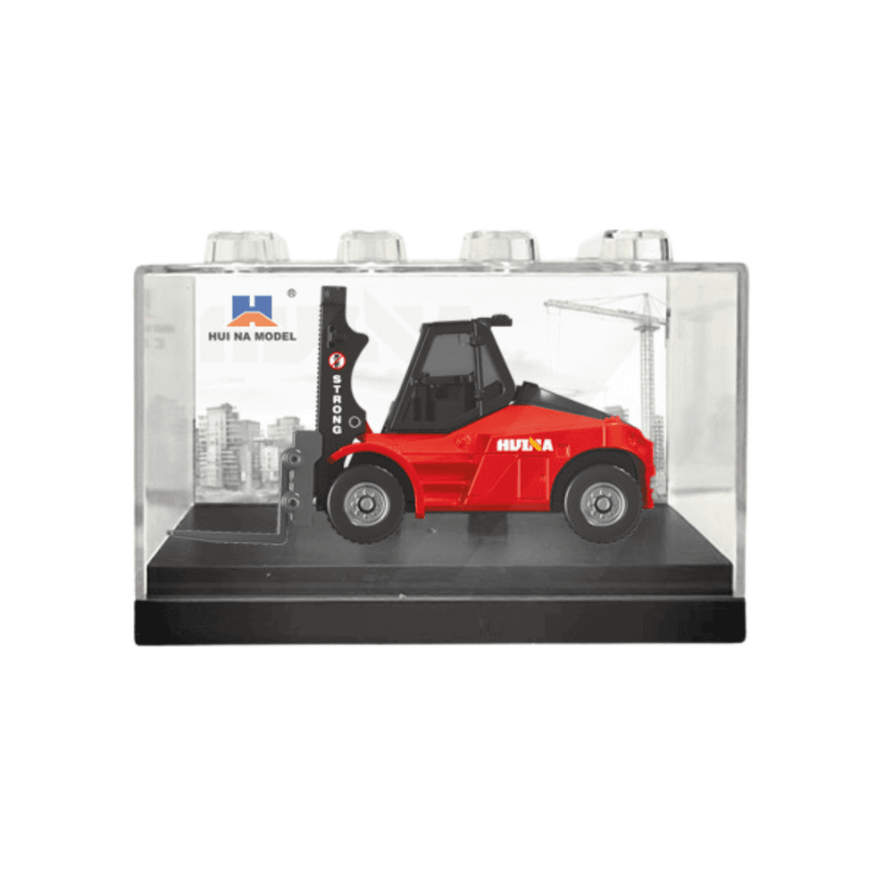 Kovinski viličar model HUINA - rdeč, 1:80, zbirateljski 3