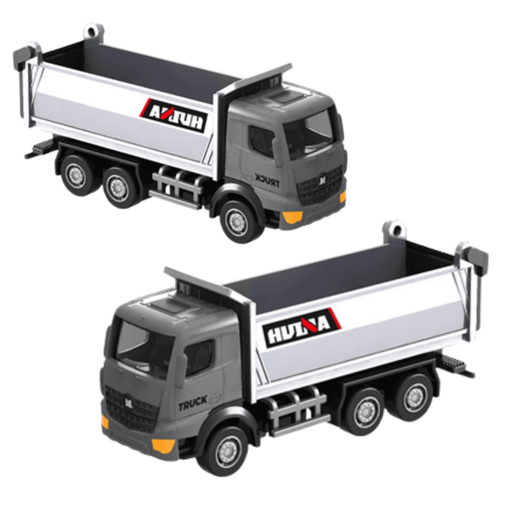 Kovinski model HUINA - Srebrna izmetalka, 1:80 2