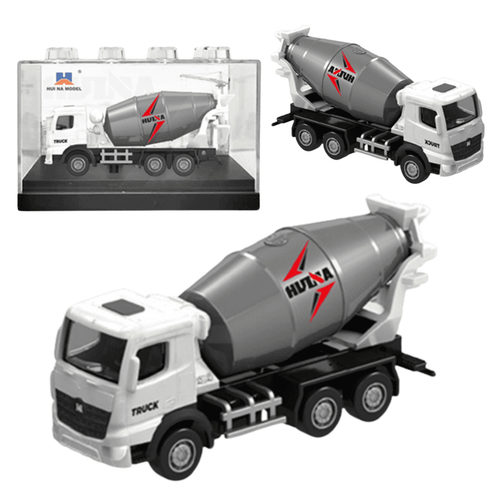 Kovinski model HUINA - Bela mešalica za beton, 1:80