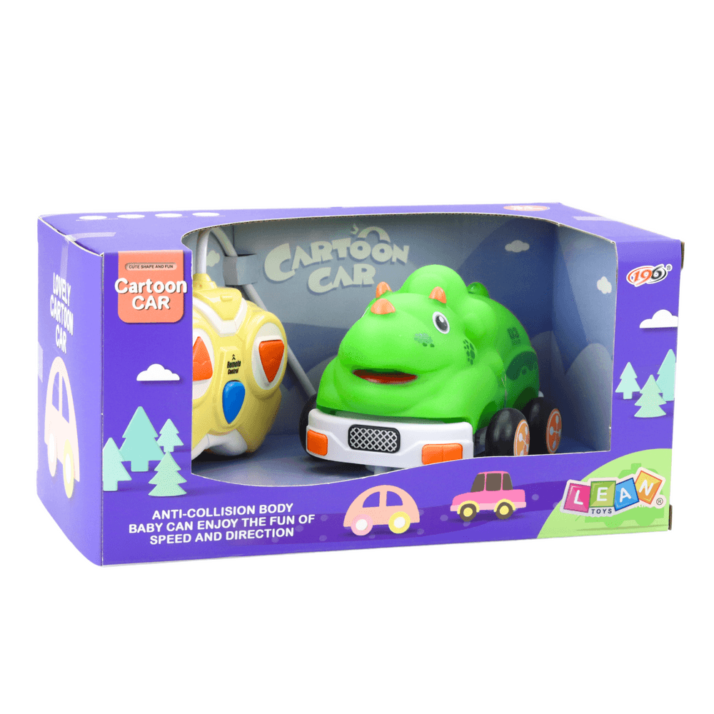 LEAN TOYS RC avto Dinozaver za malčke (zelen) 5