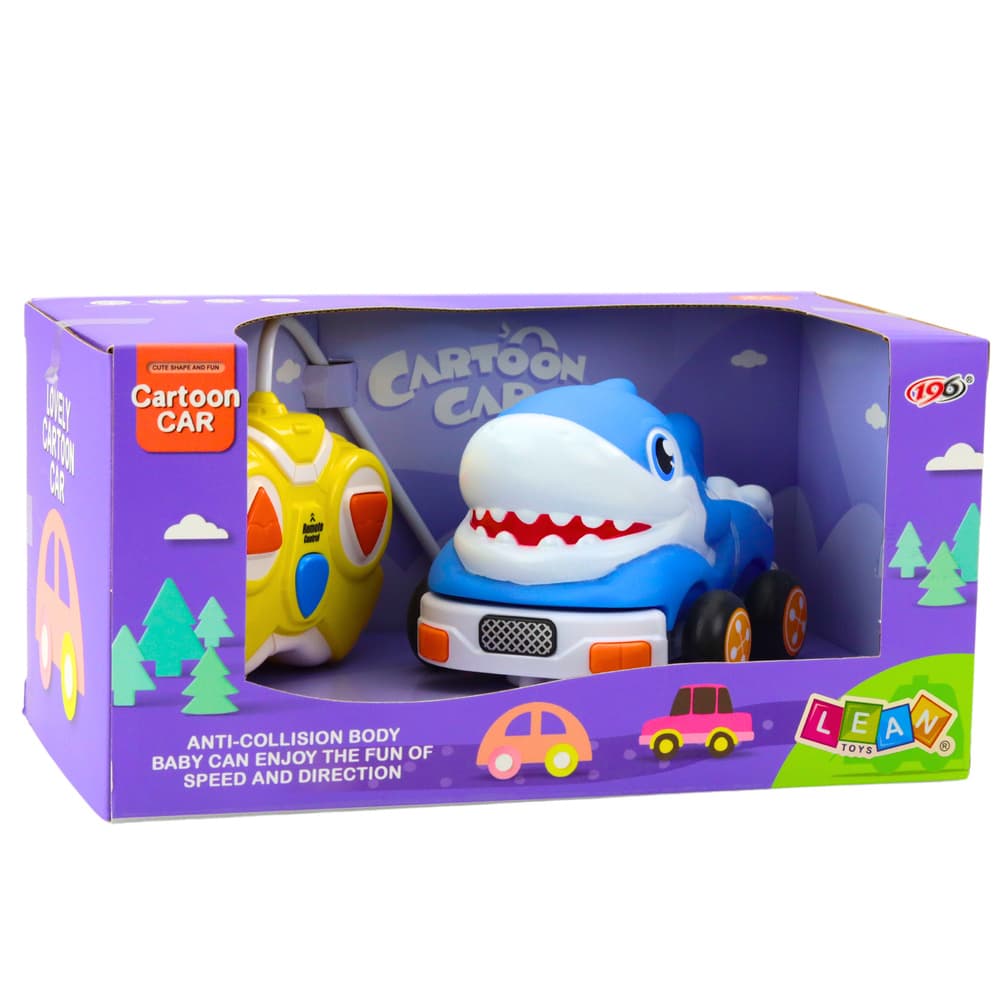 LEAN TOYS RC avto Zmaj za malčke (modri) 5