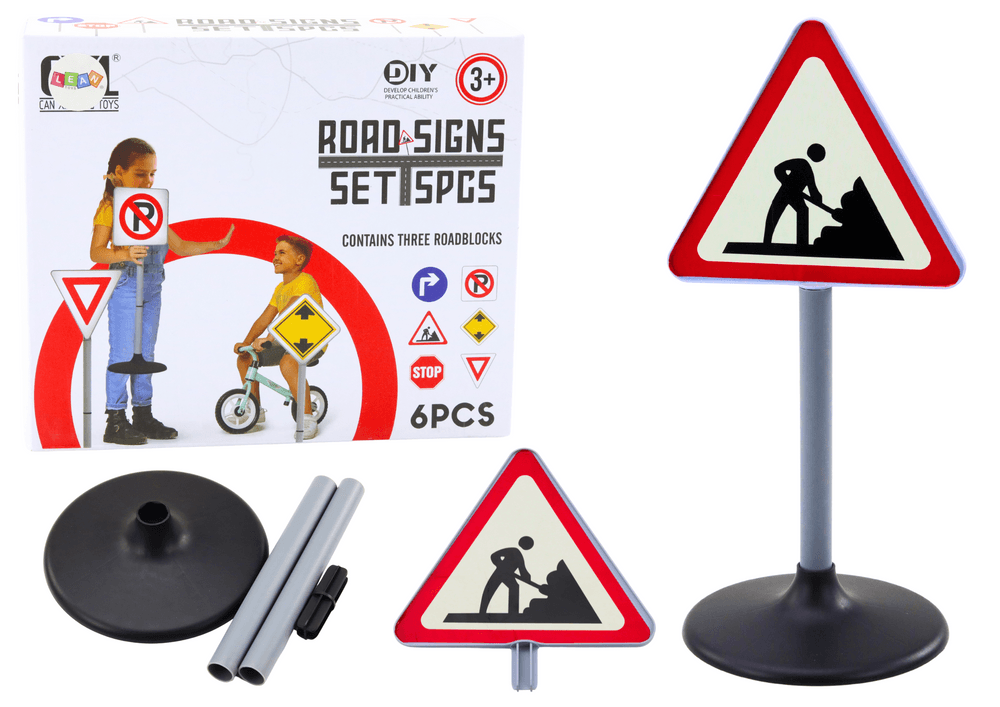 LEAN TOYS Velik prometni znak 'Delavnica', 70 cm