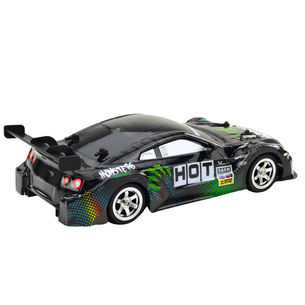 LEAN TOYS RC Drift dirkalnik - črno-zeleni, 30 km/h, 1:16 3