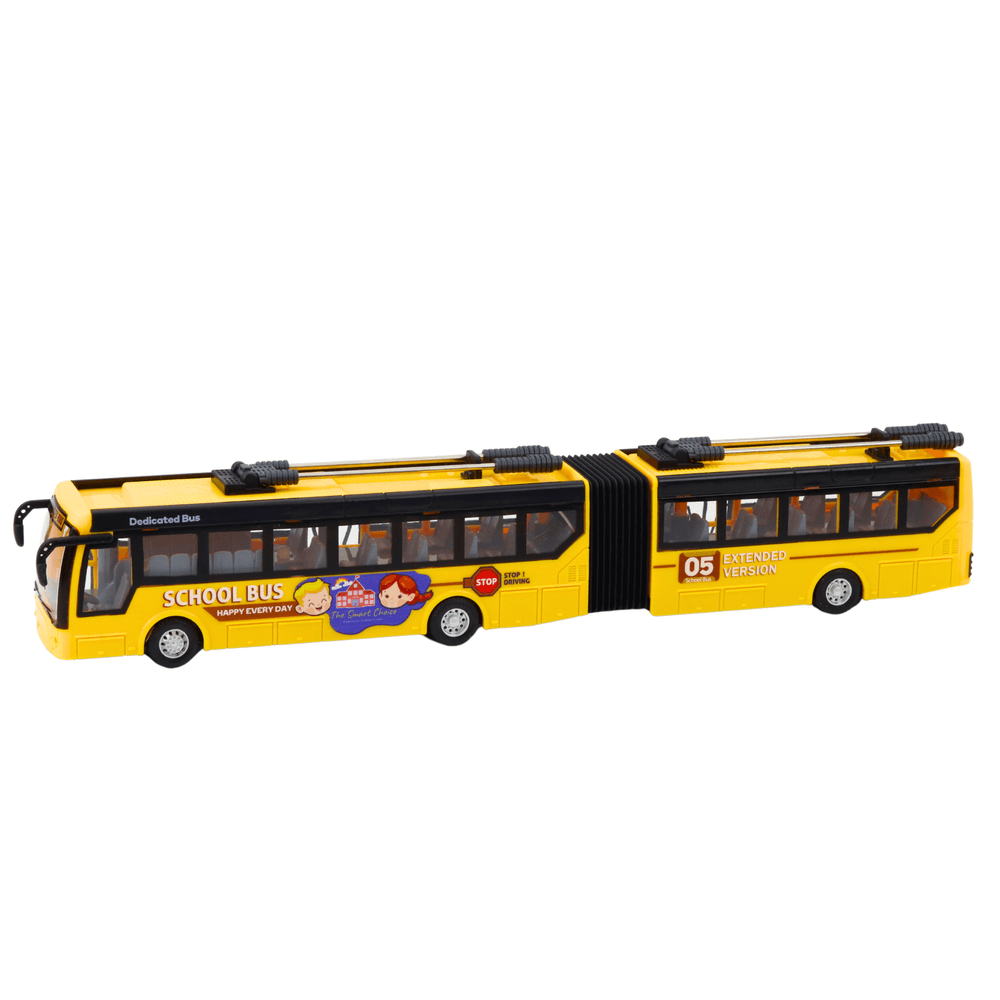 Daljinsko voden trolejbus LEAN TOYS, rumena, 1:32 2