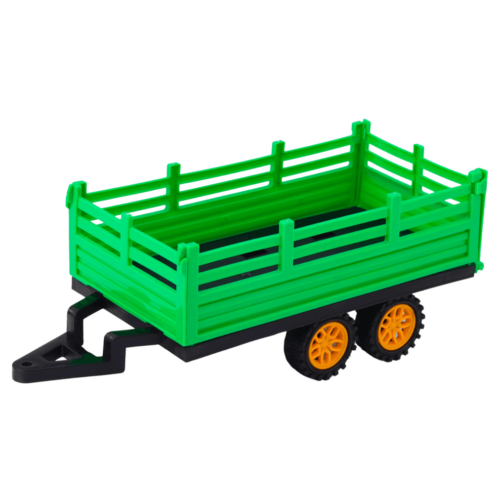 Traktor na daljinsko upravljanje s prikolico, zeleni 4