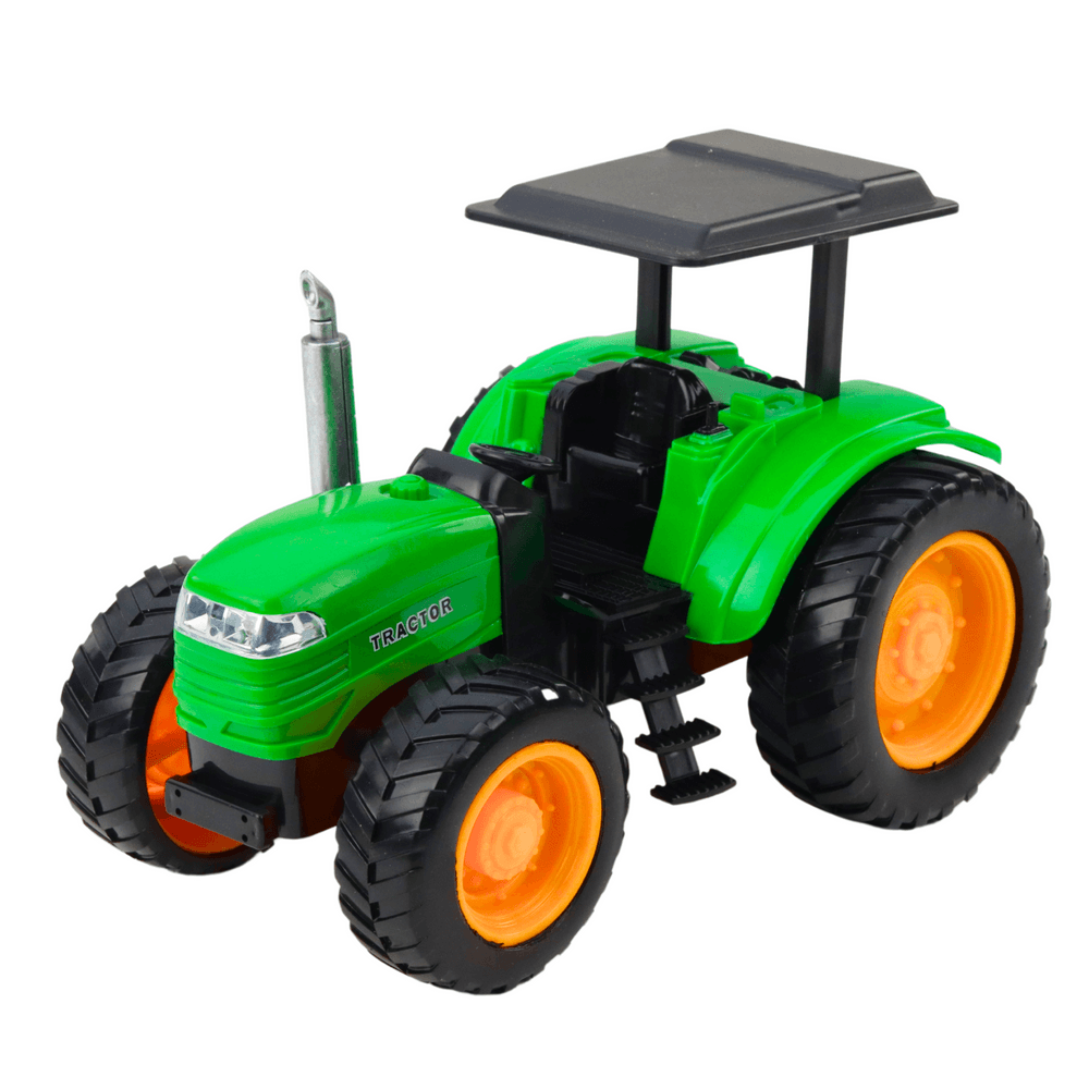 Traktor na daljinsko upravljanje s prikolico, zeleni 3
