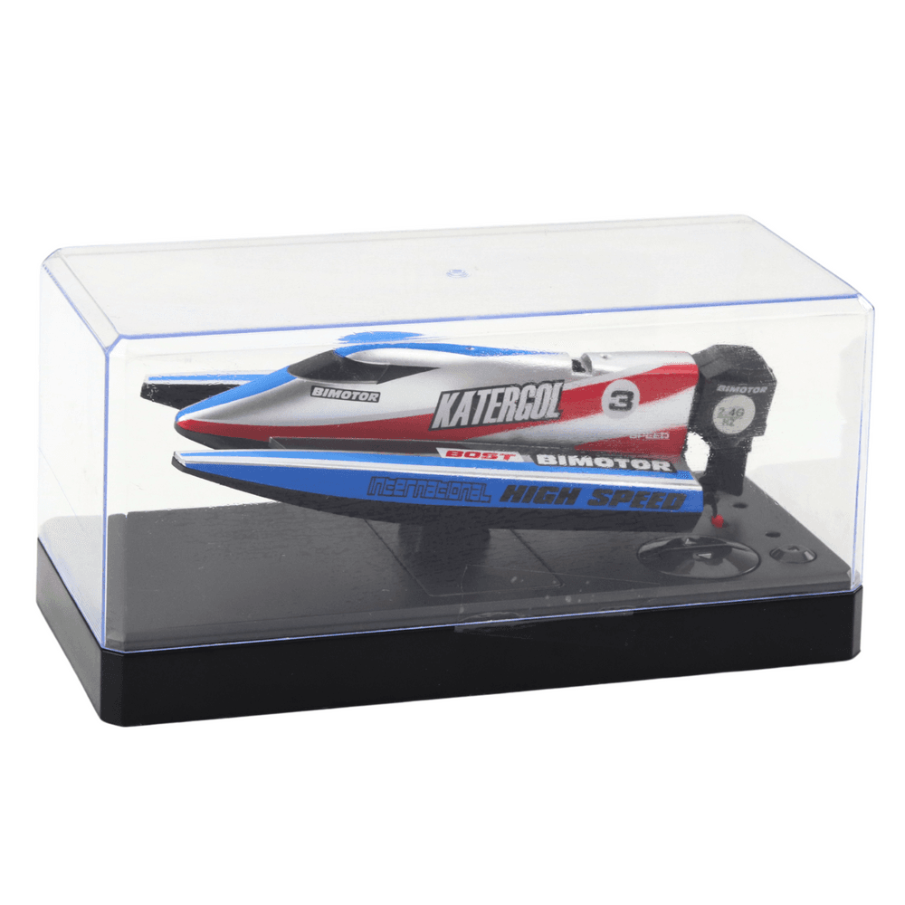 Motorna ladja RC modro-srebrna 14 cm 2