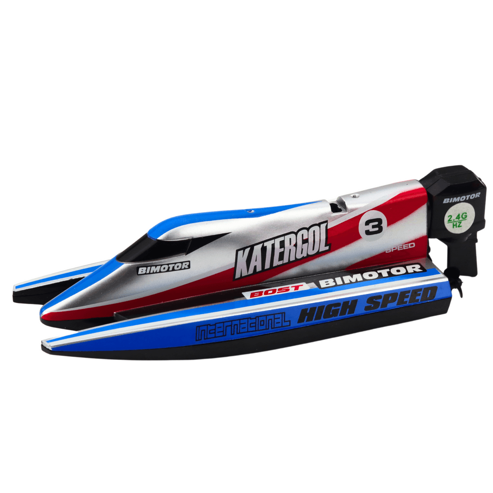 Motorna ladja RC modro-srebrna 14 cm 3