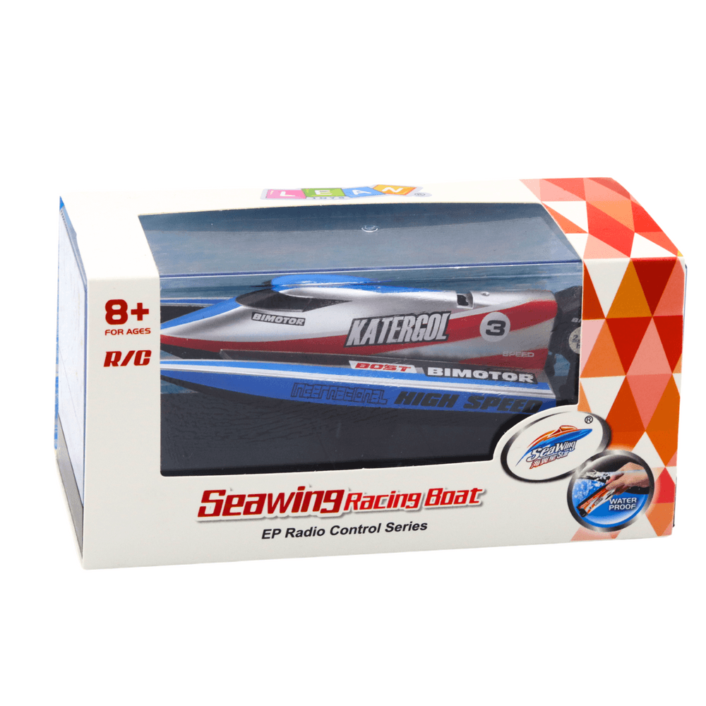 Motorna ladja RC modro-srebrna 14 cm 5