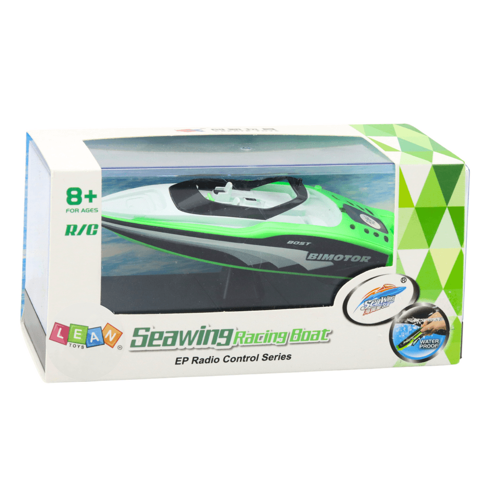 Motorna ladja RC belo-zelena 15 cm 5